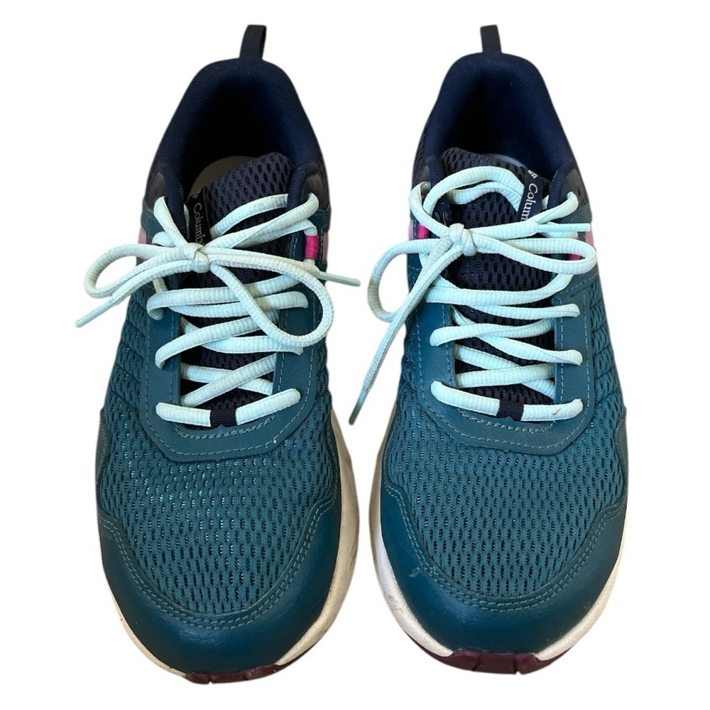 Columbia women’s teal and pink sneakers size 10 GUC - Picture 2 of 6